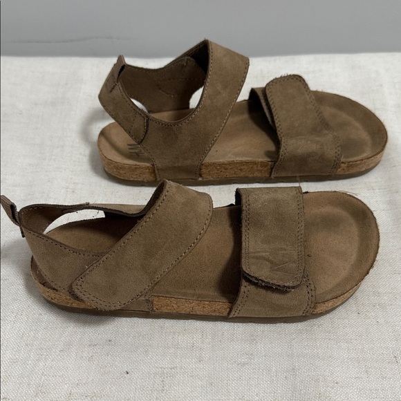 H&M Kids Toddlers Ankle Strap Taupe Sandals size 12 - Picture 3 of 7